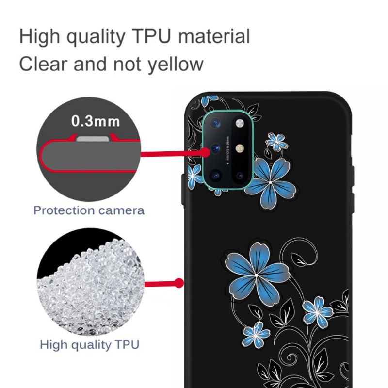 Cover for OnePlus 8T Blå Blomster