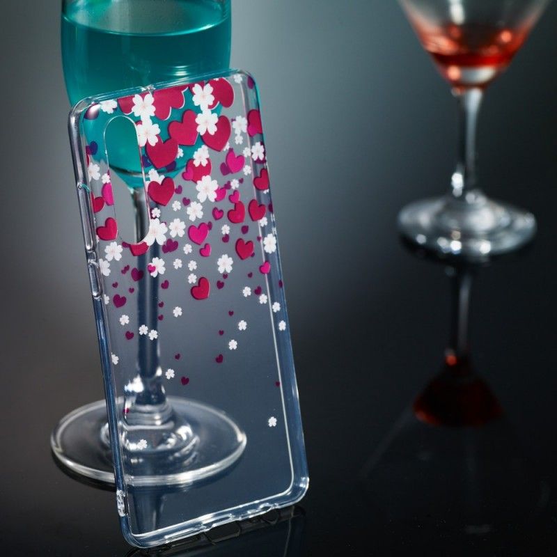 Cover for Huawei P30 Hjerteregn