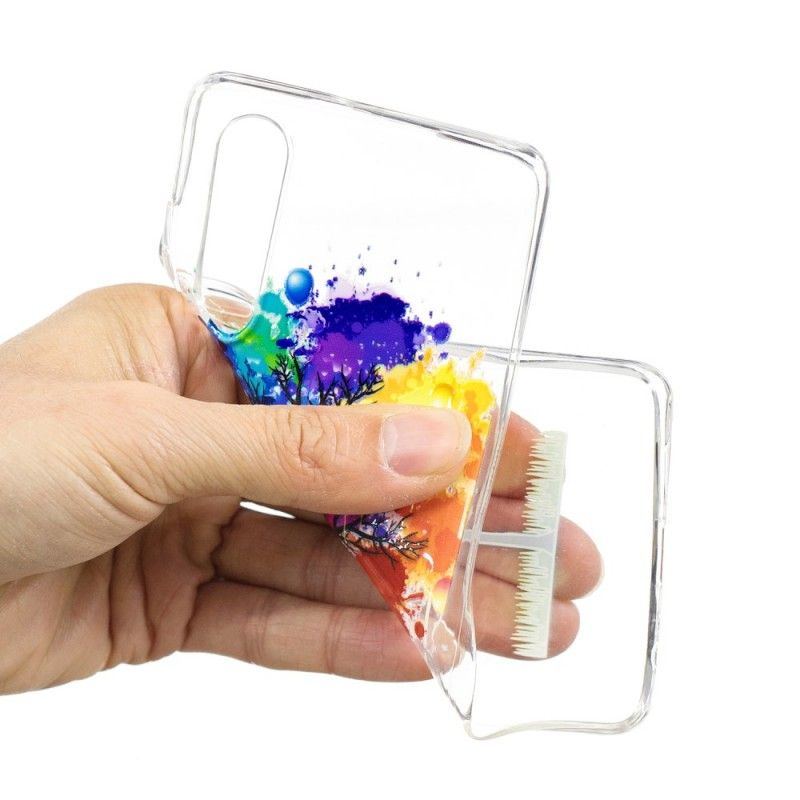 Cover Huawei P30 Gennemsigtigt Akvareltræ