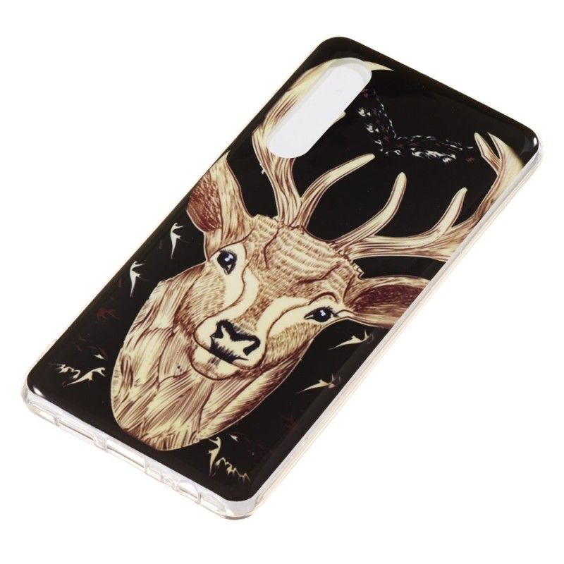 Cover Huawei P30 Majestætisk Fluorescerende Hjorte