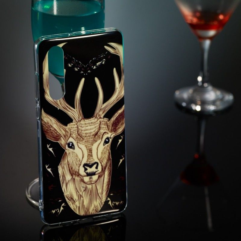Cover Huawei P30 Majestætisk Fluorescerende Hjorte