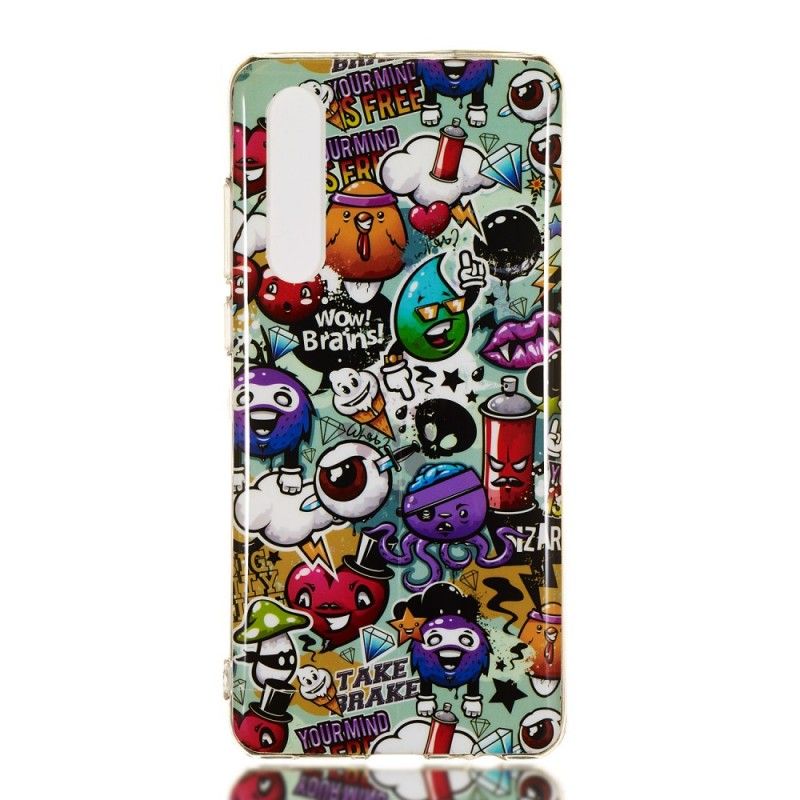 Cover Huawei P30 Mobilcover Fluorescerende Vanvid