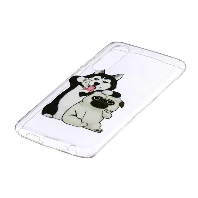 Cover Huawei P30 Sjove Hunde