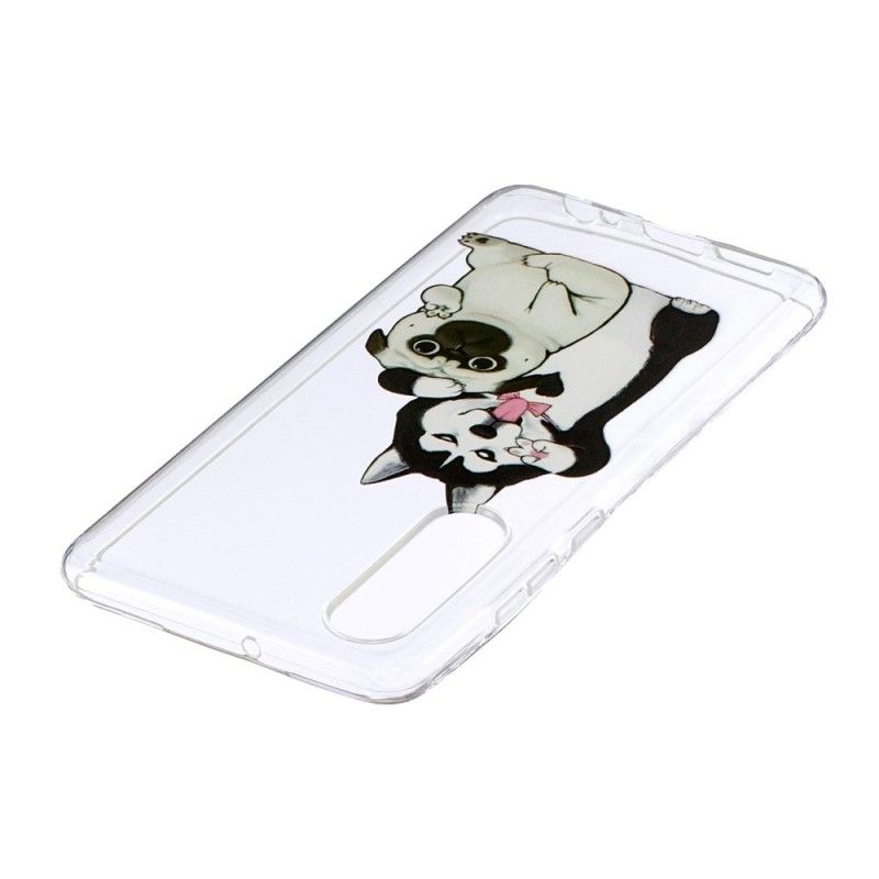 Cover Huawei P30 Sjove Hunde