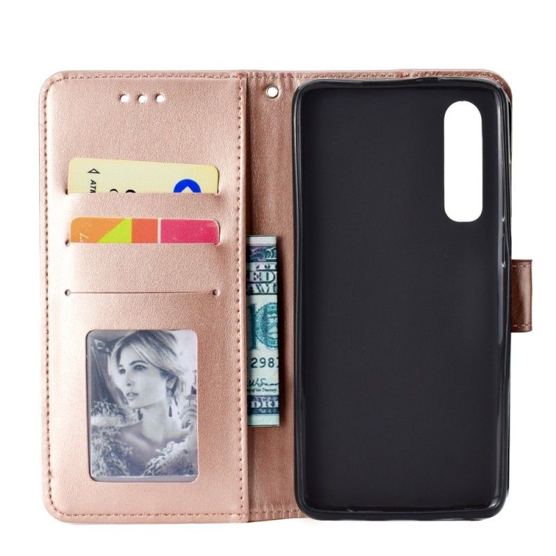 Flip Cover Huawei P30 Grå Mobilcover Solmandala