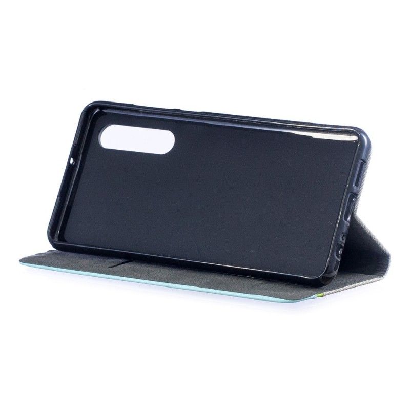 Flip Cover Huawei P30 Lodret Linje