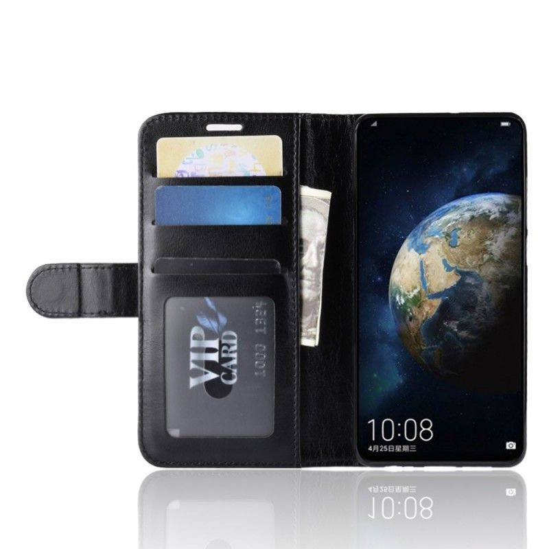 Flip Cover Læder for Huawei P30 Sort Ultra Kunstlæder