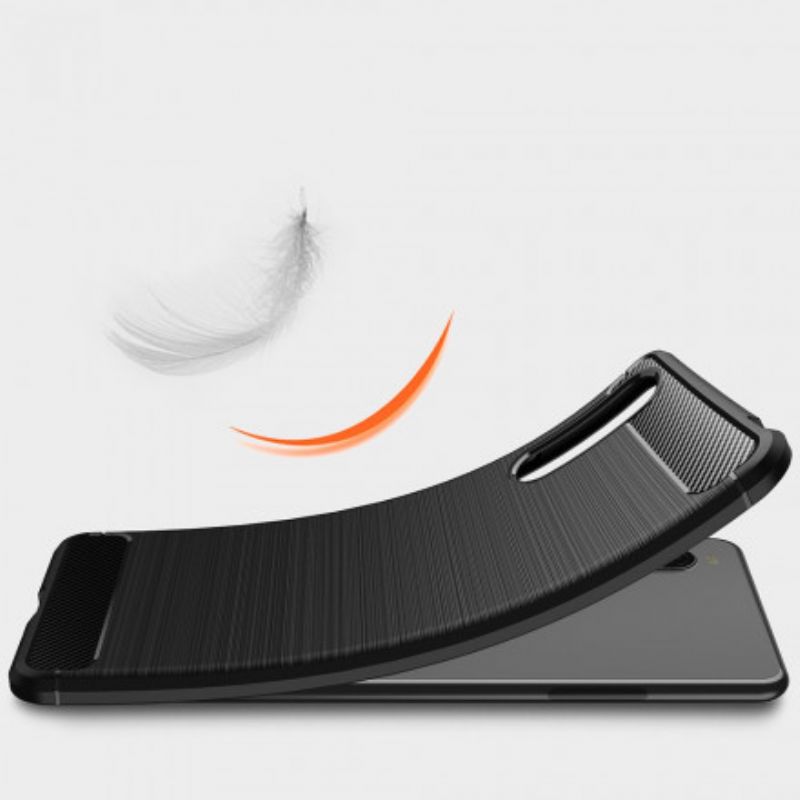 Cover Sony Xperia 10 Iii Telefon Etui Børstet Kulfiber