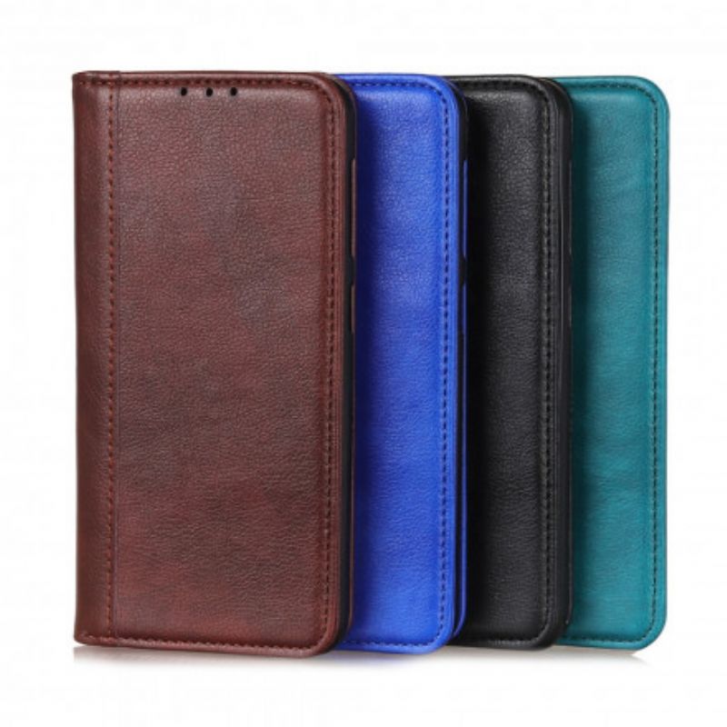 Flip Cover Sony Xperia 10 Iii Elegance Split Litchi-læder