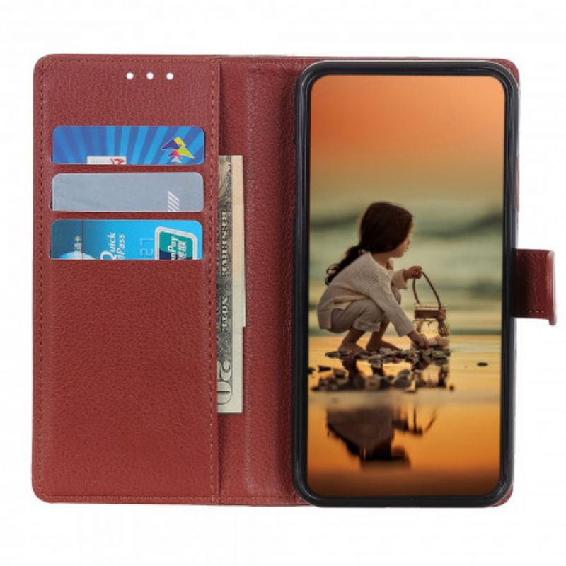 Flip Cover Sony Xperia 10 Iii Lychee Imiteret Læder