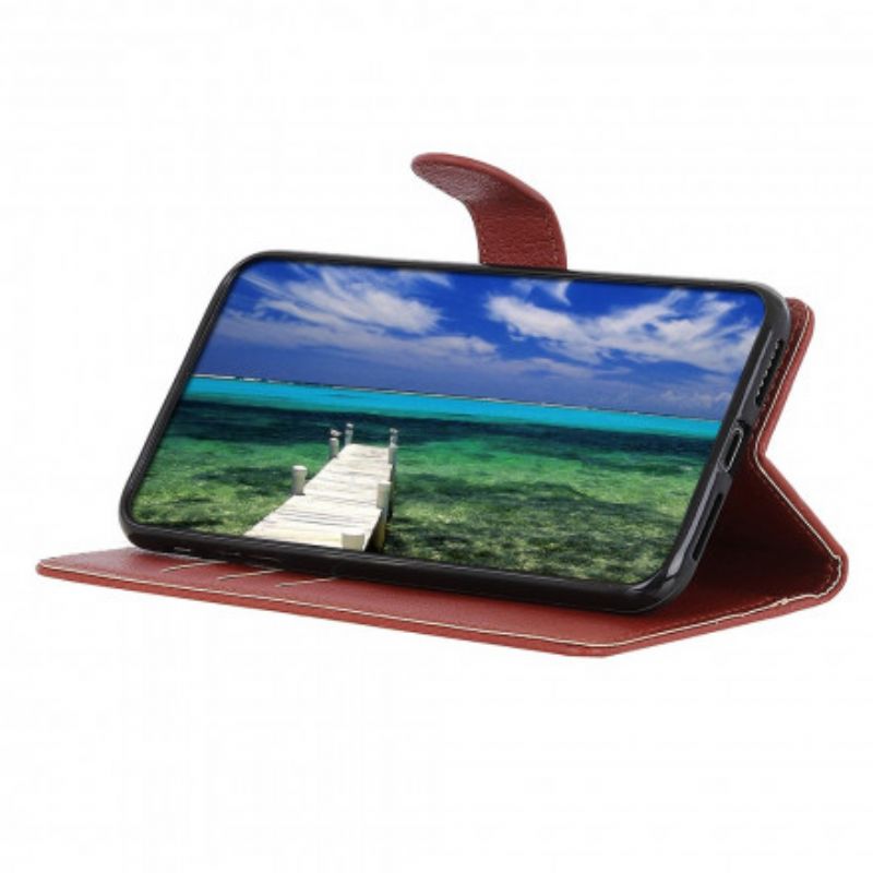 Flip Cover Sony Xperia 10 Iii Lychee Imiteret Læder