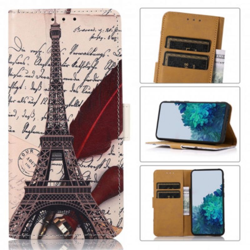 Flip Cover Til Sony Xperia 10 Iii Poetens Eiffeltårn