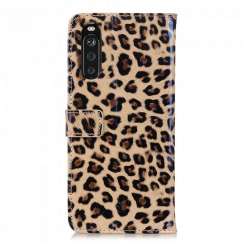 Læder Cover Sony Xperia 10 Iii Leopard