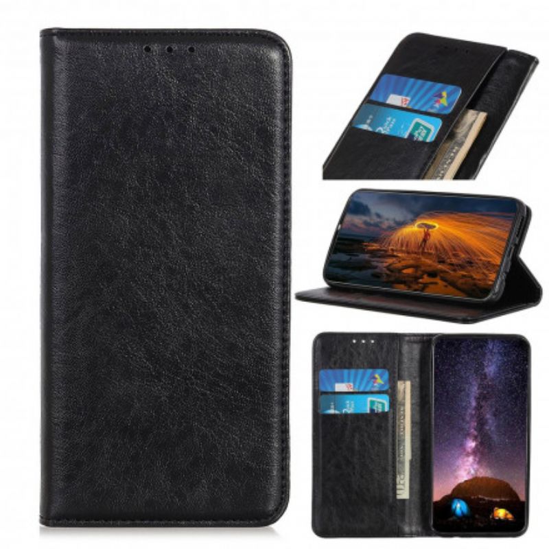 Læder Cover Sony Xperia 10 Iii Telefon Etui Struktureret Splitlæder