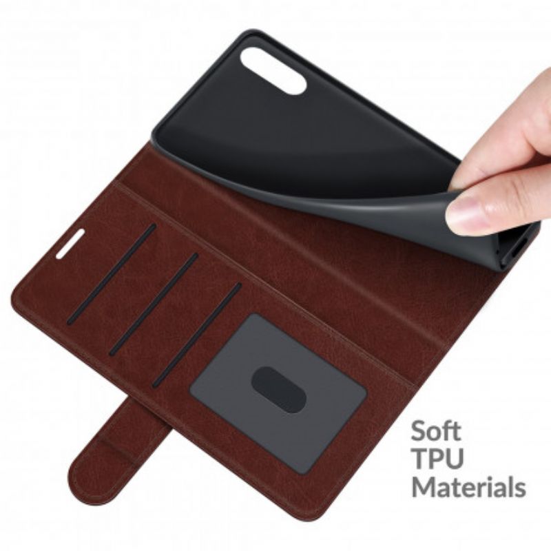 Læder Cover Sony Xperia 10 Iii Telefon Etui Ultra Imiteret Læder