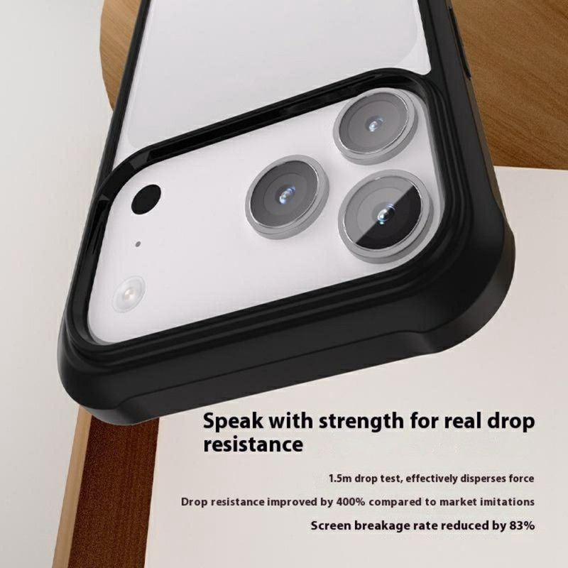 Cover iPhone 17 Pro Max Dobbeltsidet Klart Cover