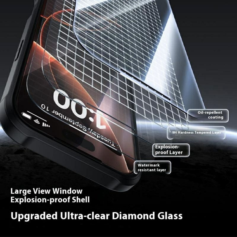 Cover iPhone 17 Pro Max Dobbeltsidet Klart Cover