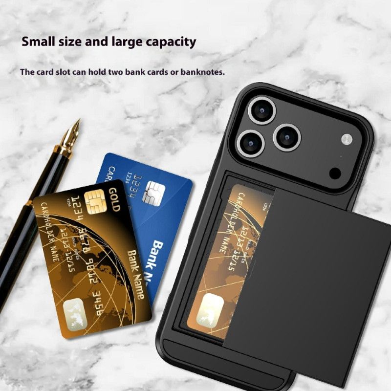 Cover iPhone 17 Pro Max Glidende Kortholder