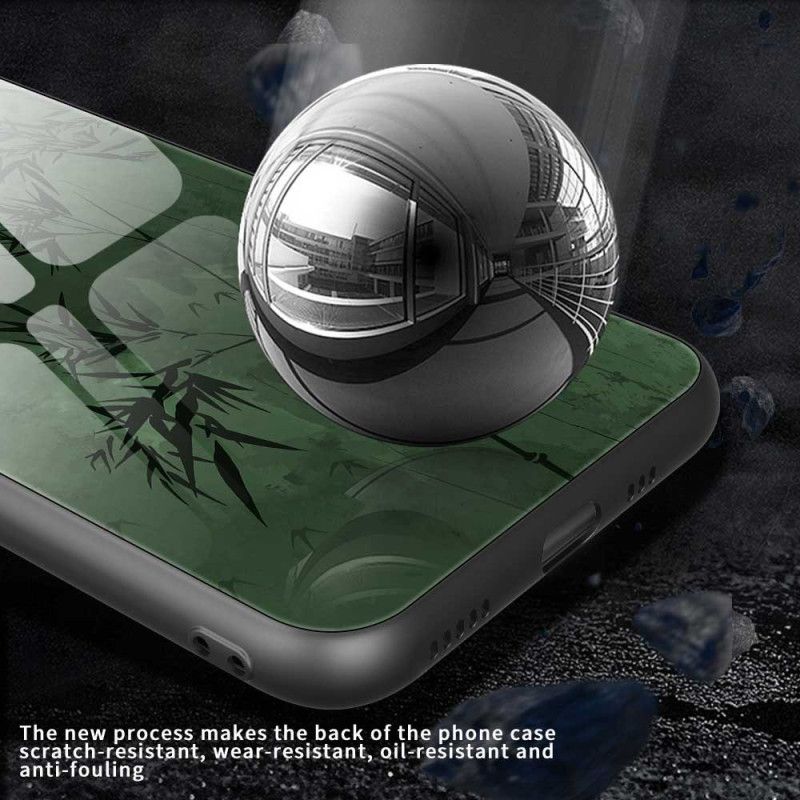 Cover iPhone 17 Pro Max Hærdet Glasblomsterblæk