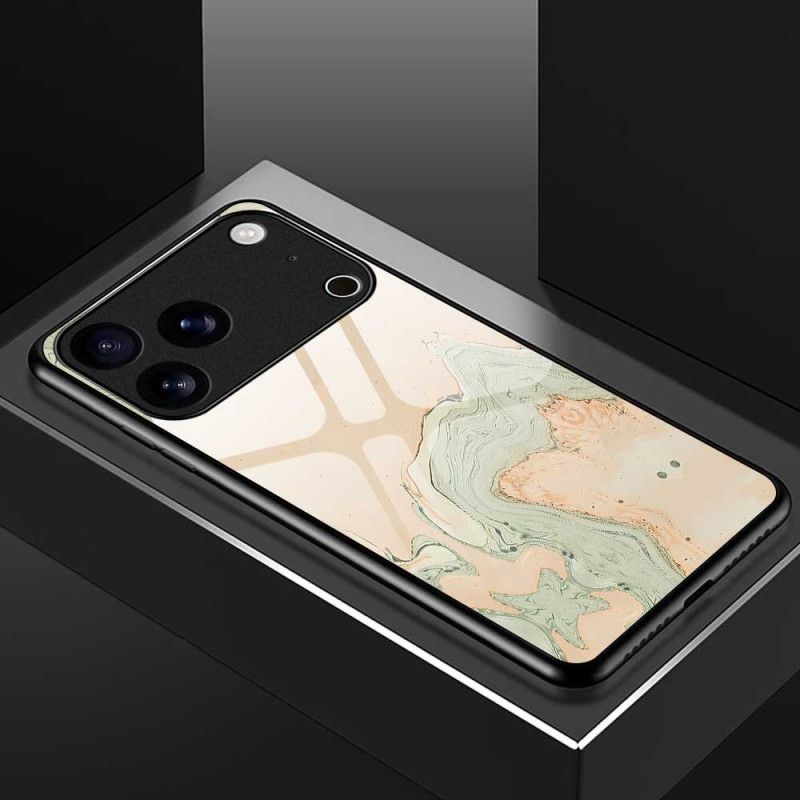 Cover iPhone 17 Pro Max Hærdet Glasmalet Mønster