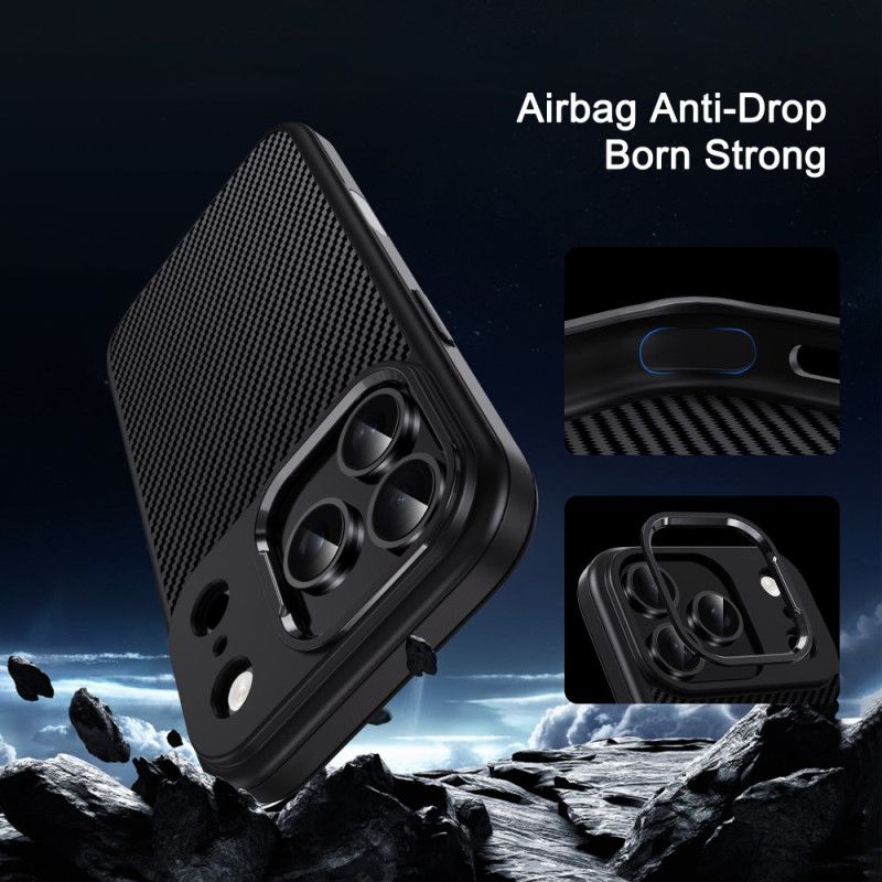 Cover iPhone 17 Pro Max Ipaky Carbon Fiber