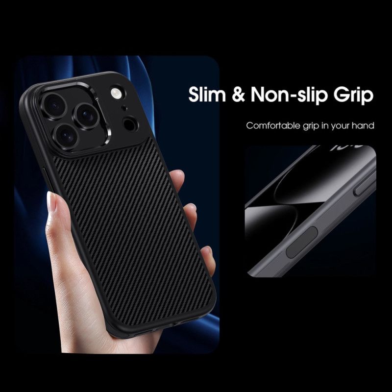 Cover iPhone 17 Pro Max Ipaky Carbon Fiber