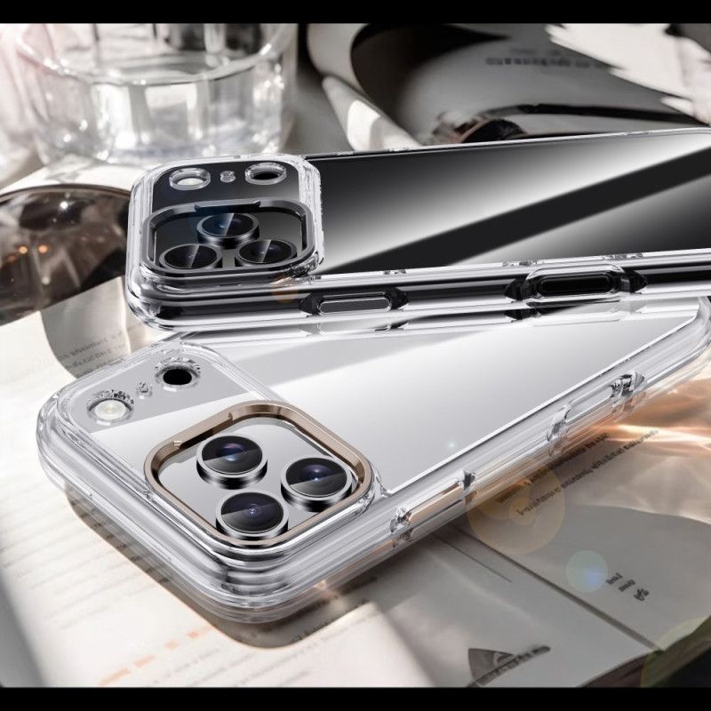 Cover iPhone 17 Pro Max Ipaky Transparent Metallinseramme