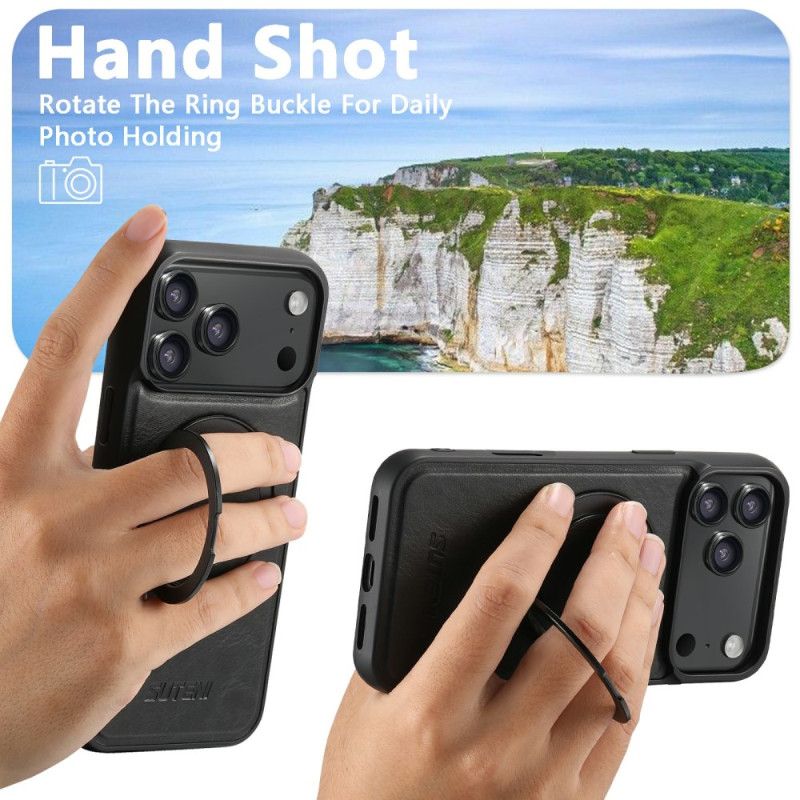 Cover iPhone 17 Pro Max Kompatibel Magsafe Med Roterende Montering Suteni