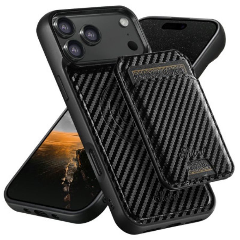 Cover iPhone 17 Pro Max Magsafe-kompatibel Aftagelig Kortholder