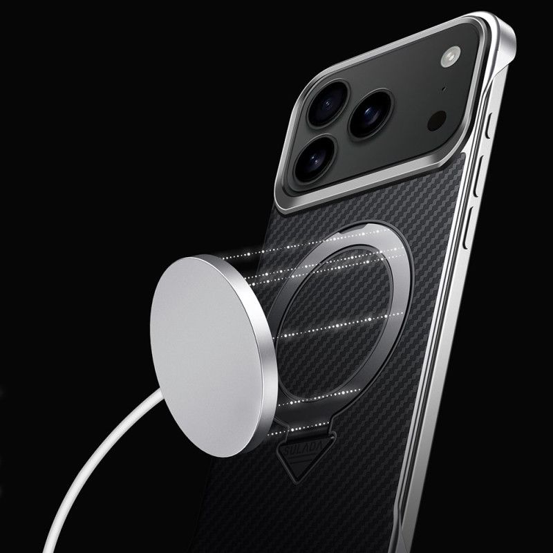 Cover iPhone 17 Pro Max Magsafe Kulfiberringmontering