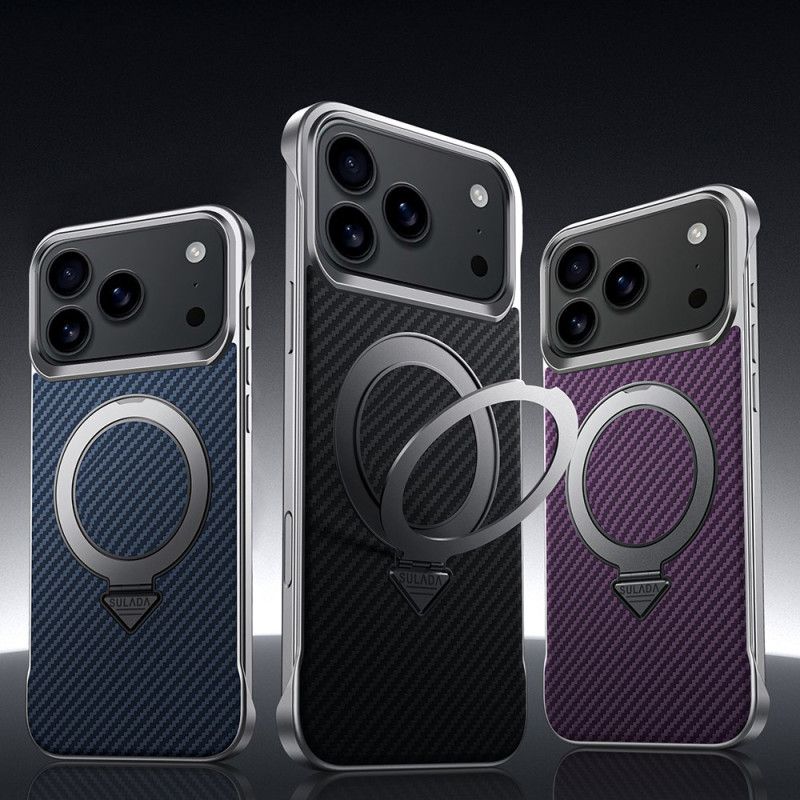 Cover iPhone 17 Pro Max Magsafe Kulfiberringmontering