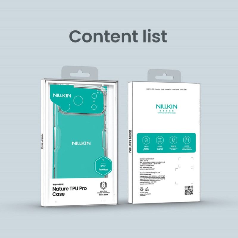 Cover iPhone 17 Pro Max Nature Pro Series Nillkin