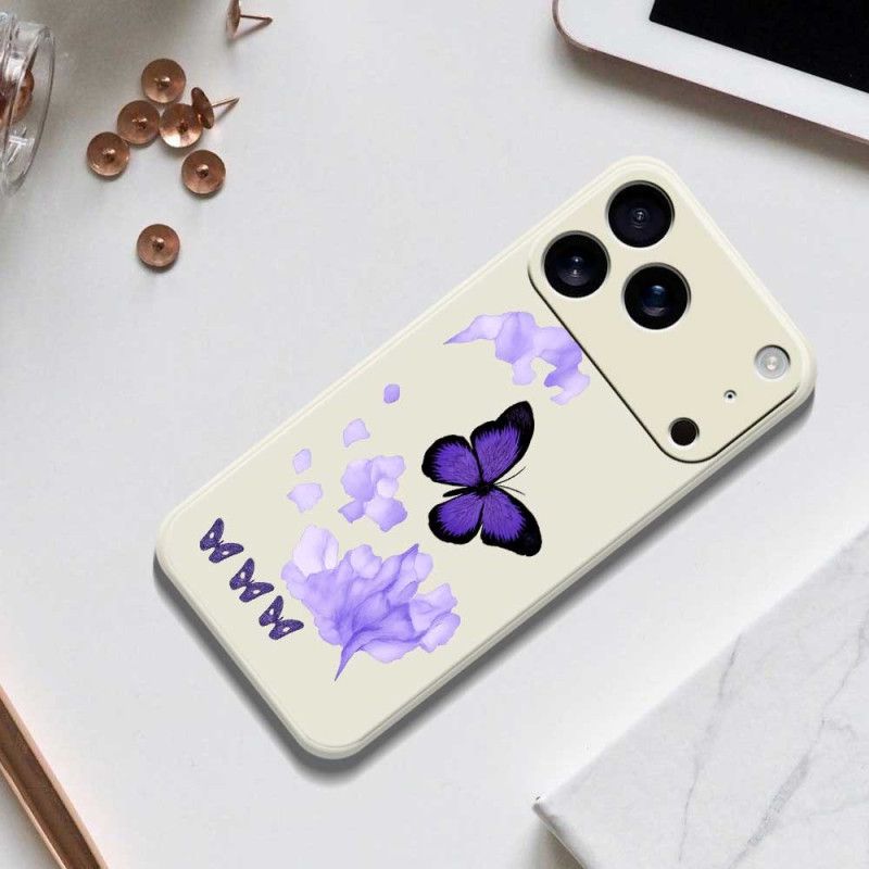 Cover iPhone 17 Pro Max Sommerfugle
