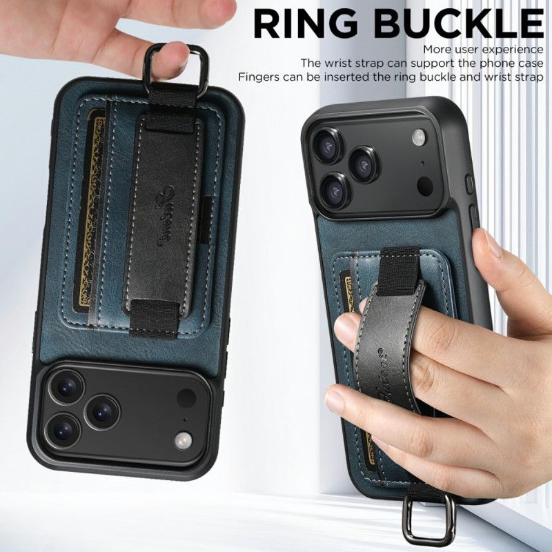 Cover iPhone 17 Pro Max Suteni Kortholder Og Rem