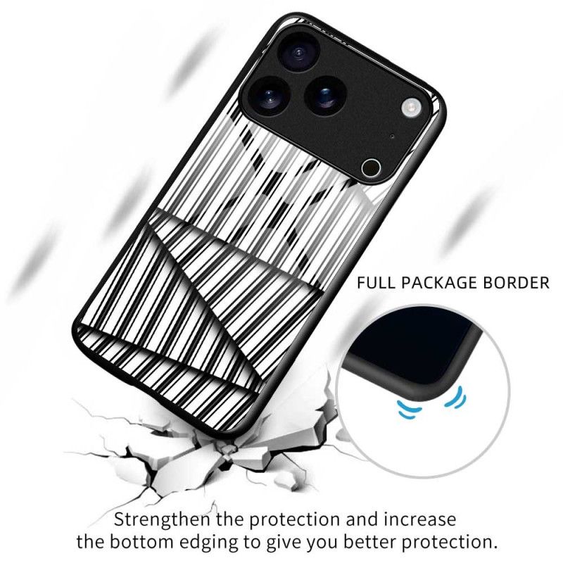 Cover iPhone 17 Pro Max Telefon Etui Hærdet Glas Ridsefast