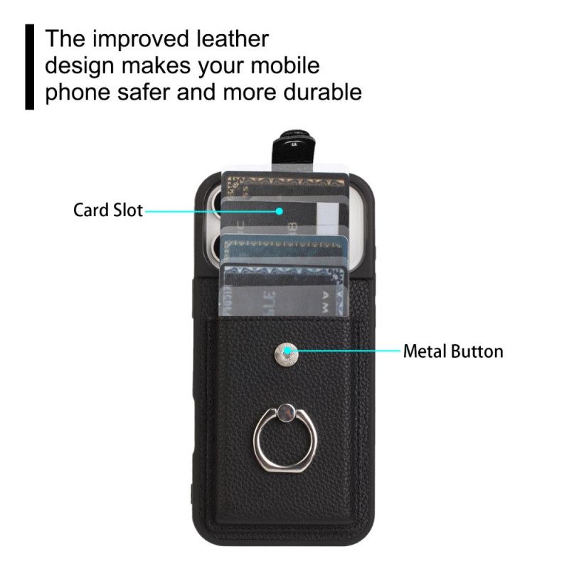 Cover iPhone 17 Pro Max Telefon Etui Holder Og Kortholder