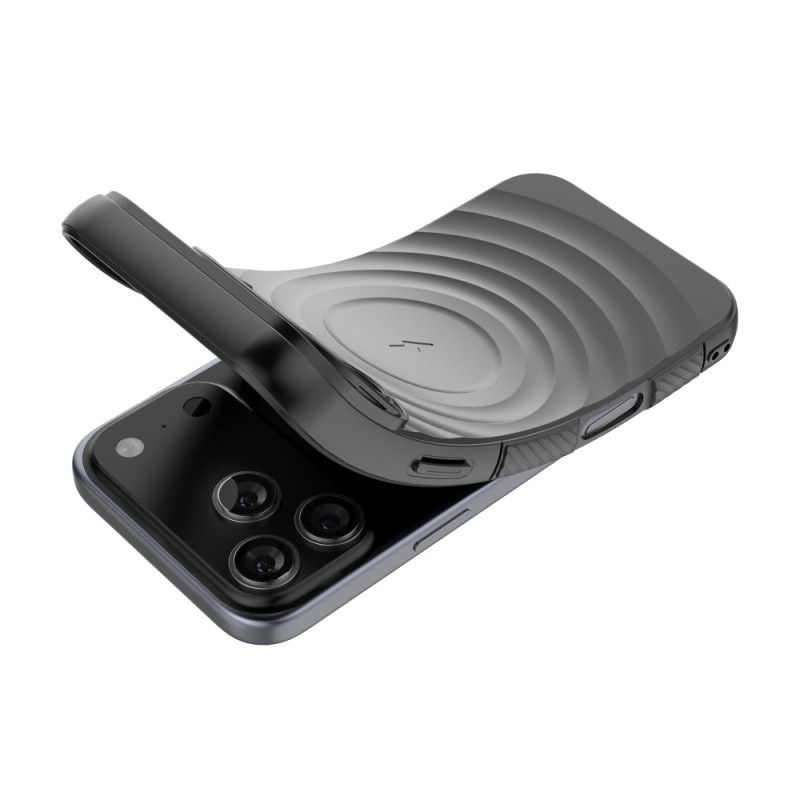 Cover iPhone 17 Pro Max Telefon Etui Magsafe-kompatibel Bølgemønster