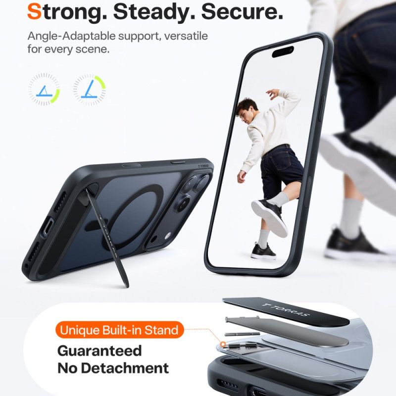 Cover iPhone 17 Pro Max Telefon Etui Magsafe Premium-design Med Integreret Stativ