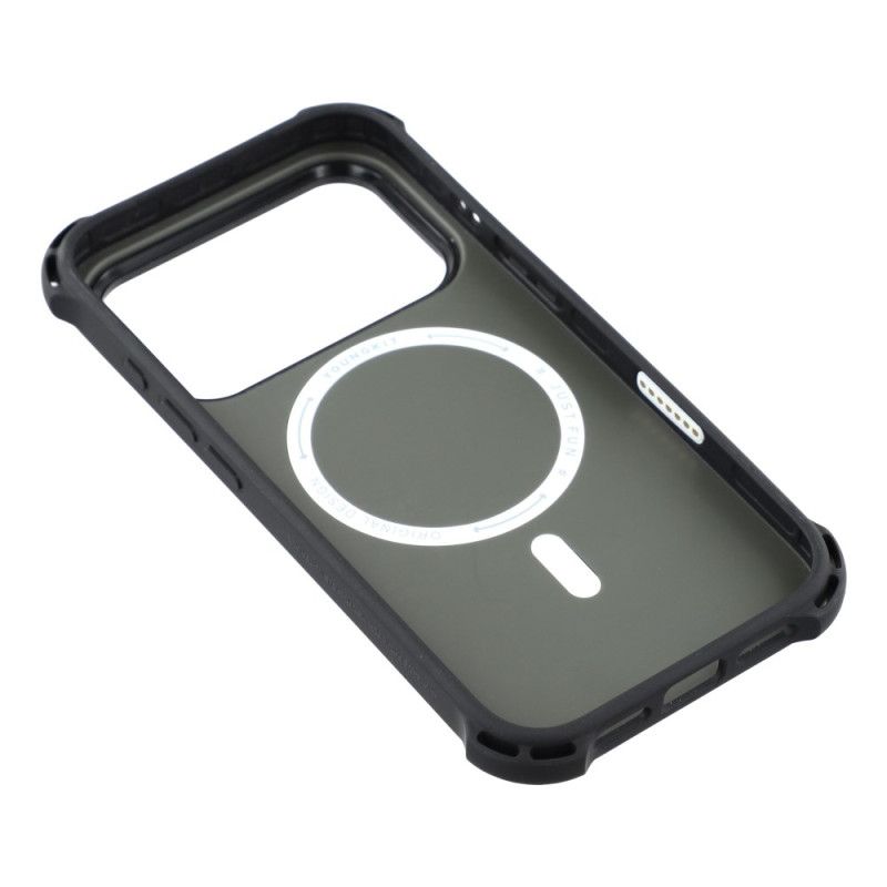 Cover iPhone 17 Pro Max Telefon Etui Magsafe Premium Texture Jeans