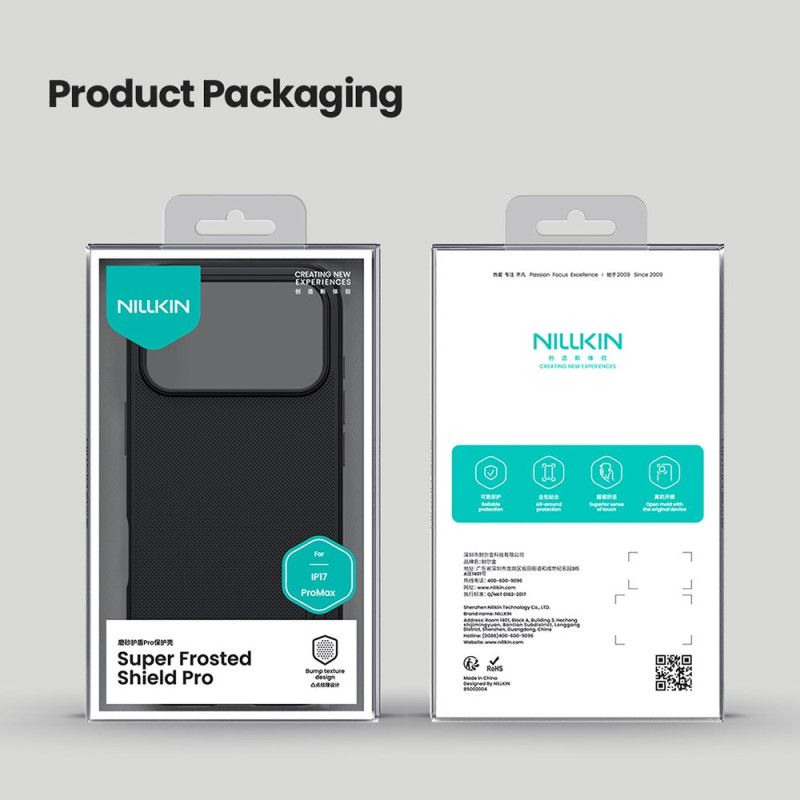 Cover iPhone 17 Pro Max Telefon Etui Nillkin Frosted Shield Pro