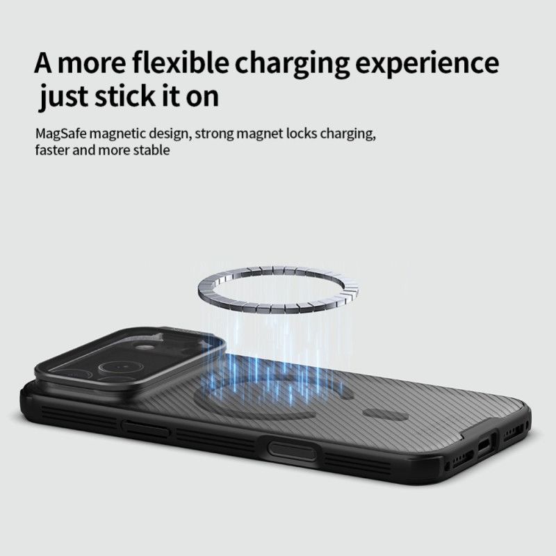 Cover iPhone 17 Pro Max Telefon Etui Nillkin Magnetisk Camshield-støtte