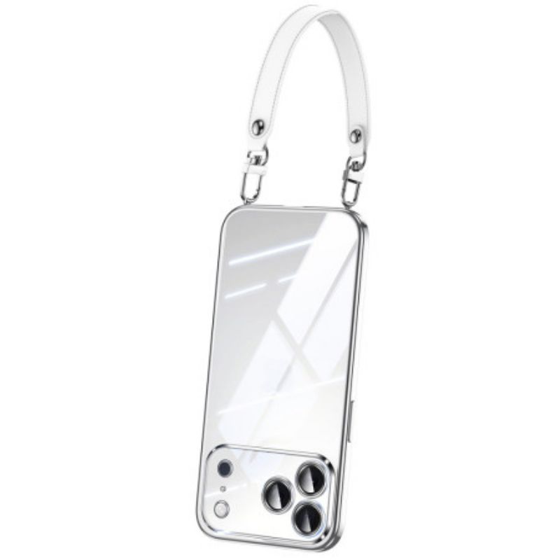 Cover iPhone 17 Pro Max Telefon Etui Transparent Med Snor