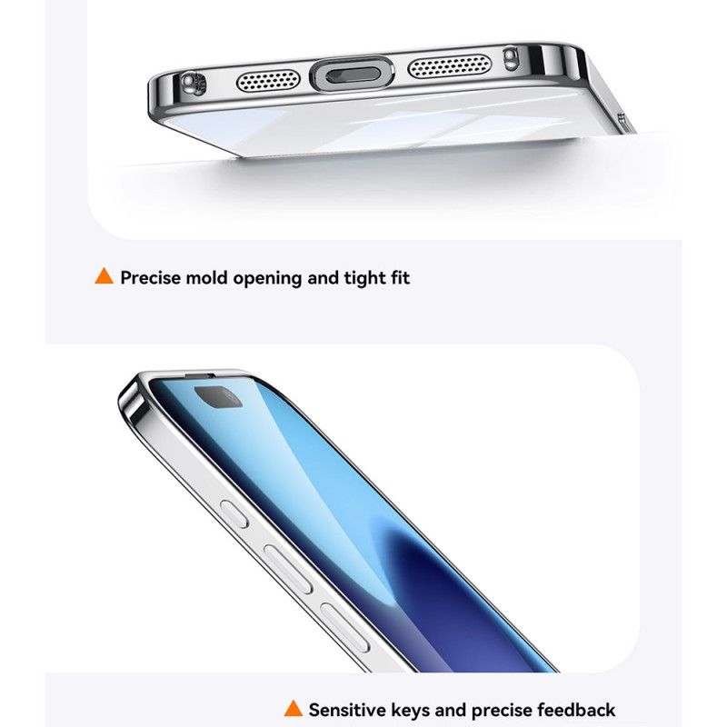 Cover iPhone 17 Pro Max Telefon Etui Transparent Med Snor