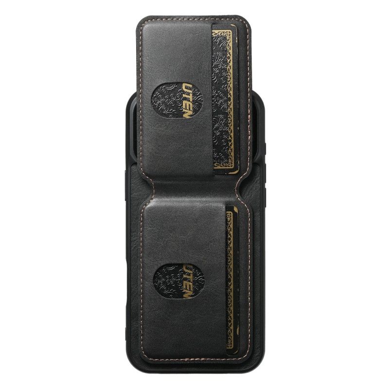 Cover iPhone 17 Pro Max Vokset Tekstureret Kortholder Suteni