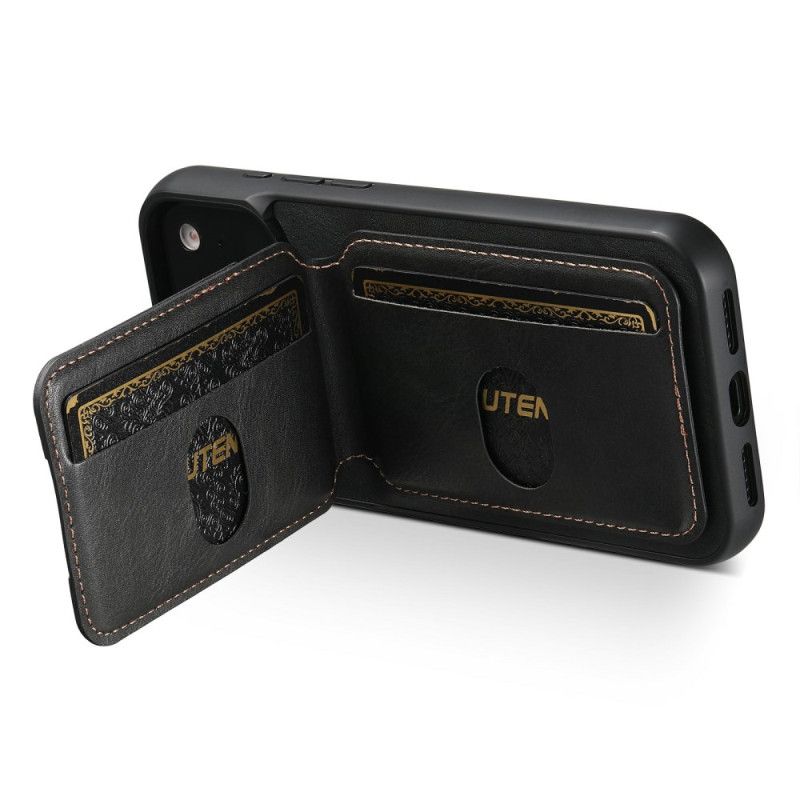 Cover iPhone 17 Pro Max Vokset Tekstureret Kortholder Suteni