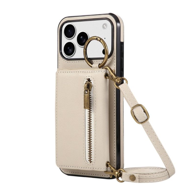 Cover Til iPhone 17 Pro Max Pung Og Skulderrem