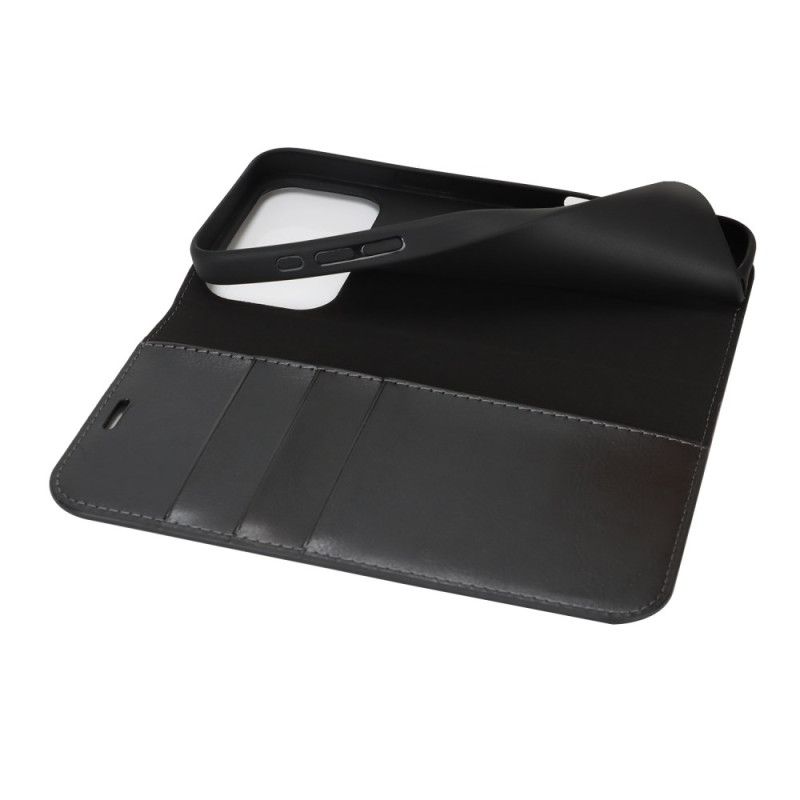 Flip Cover iPhone 17 Pro Max Ægte Læder