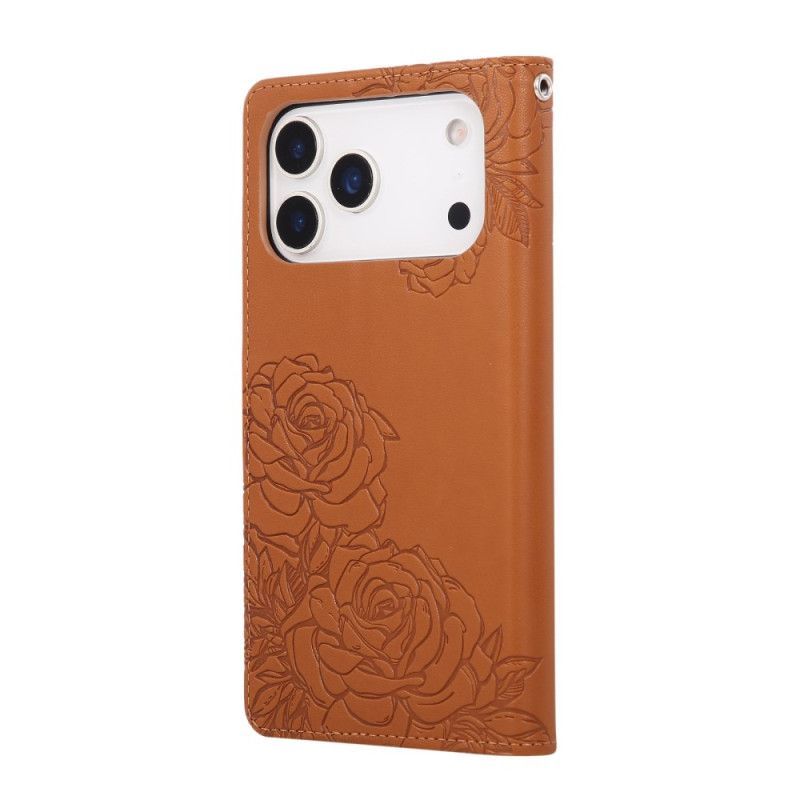 Flip Cover iPhone 17 Pro Max Blomsterprint