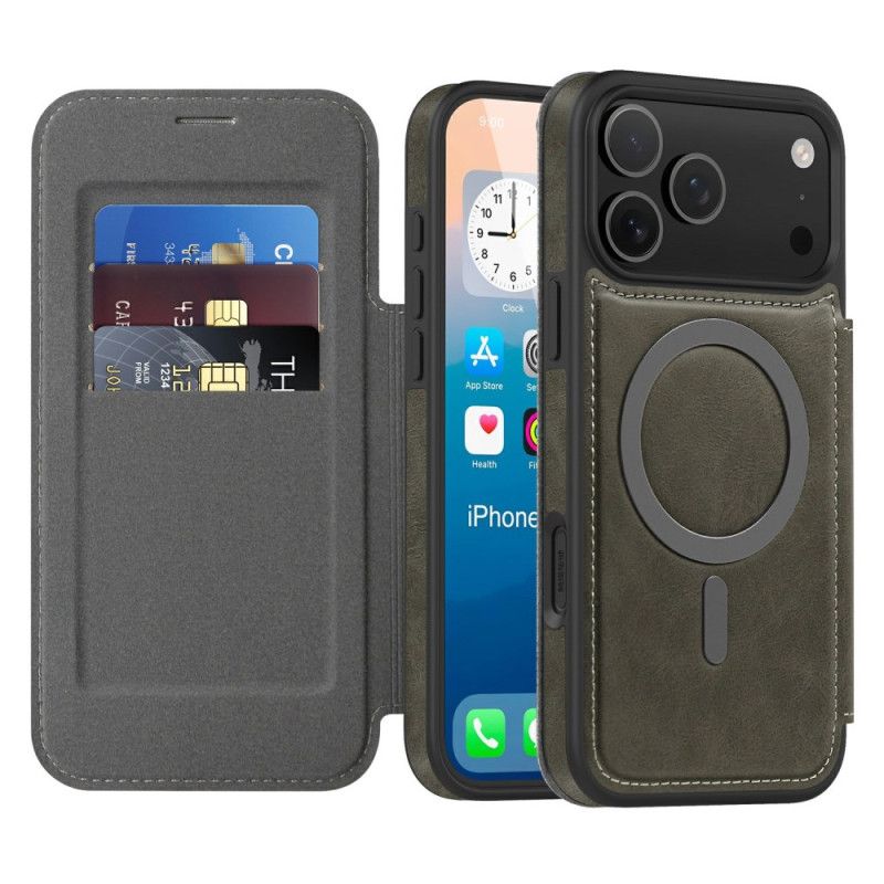 Flip Cover iPhone 17 Pro Max Magsafe-kompatibel Med Rfid-kortholder