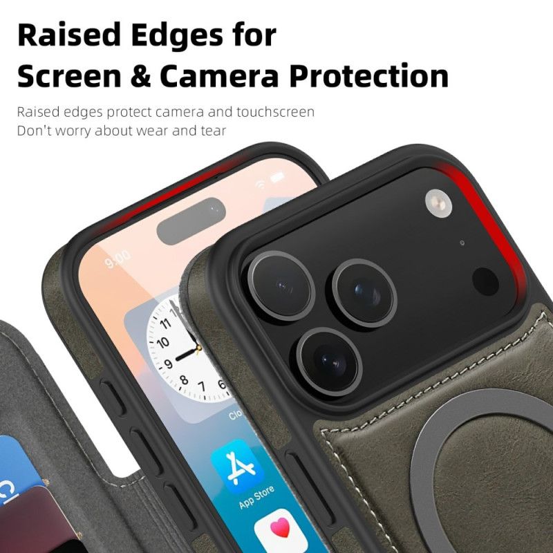 Flip Cover iPhone 17 Pro Max Magsafe-kompatibel Med Rfid-kortholder